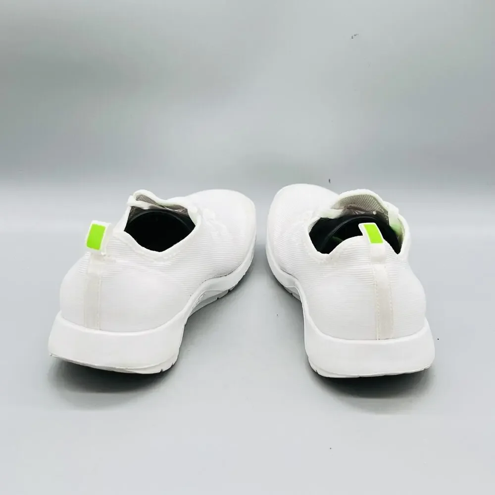 OOFOS Shoes Womens 8.5 White Mesh Low Top Walking Athletic Sneakers Comfort